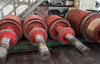 炉底辊激光熔覆